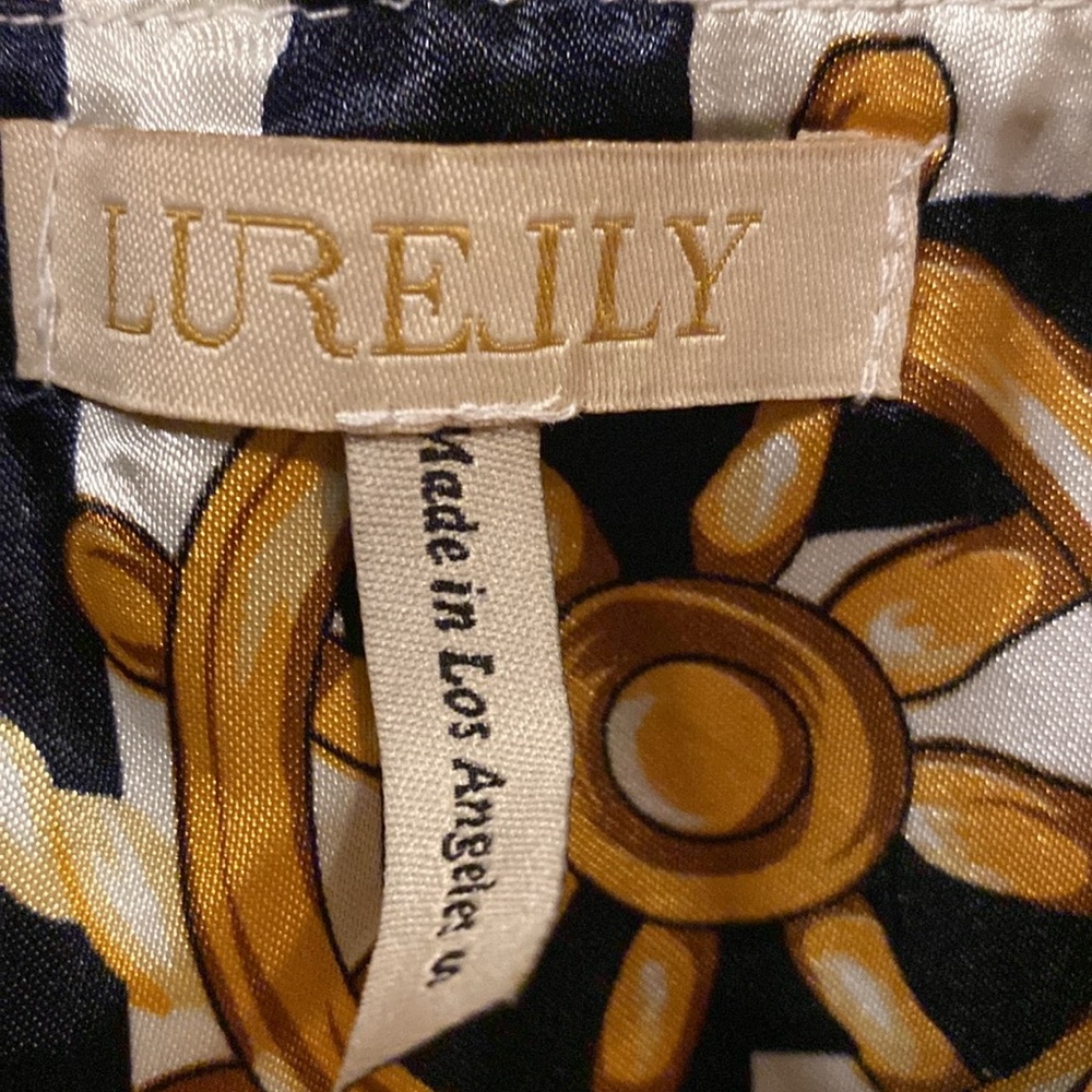 Lurelly made in los angeles silk corset, midriff tie, adjustable straps, W’s S - Picture 6 of 8